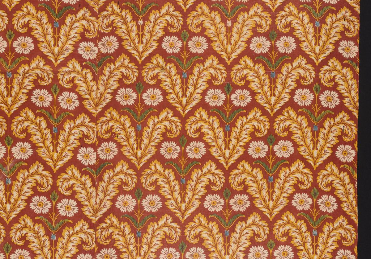 2011.0009.001 Textile, printed, detail 3