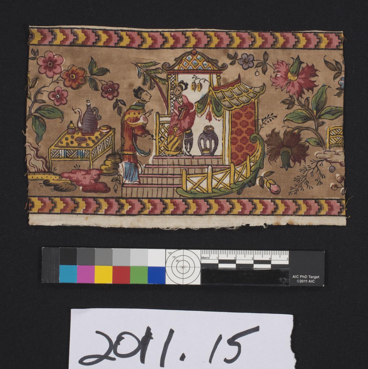 2011.0015 Textile, printed, view 2