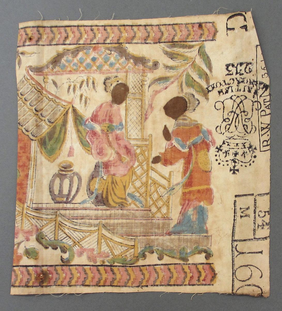 2011.0009.003 A Textile, printed reverse