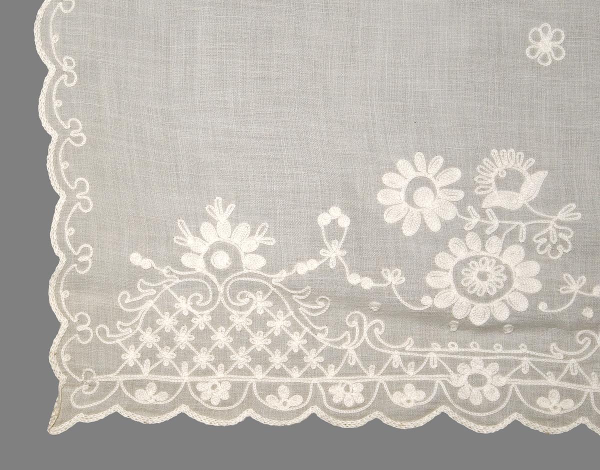 1969.8152.001 Bed Hanging, Side Curtain, Edge Detail