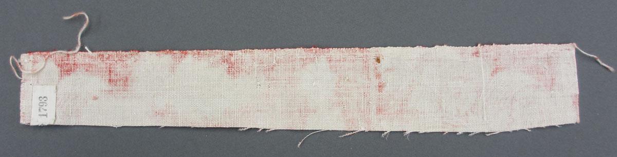 1969.8199.005 Textile, printed reverse