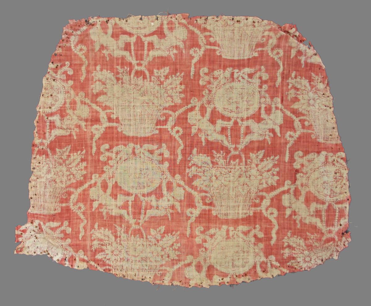 1969.8171.001 textile, printed reverse