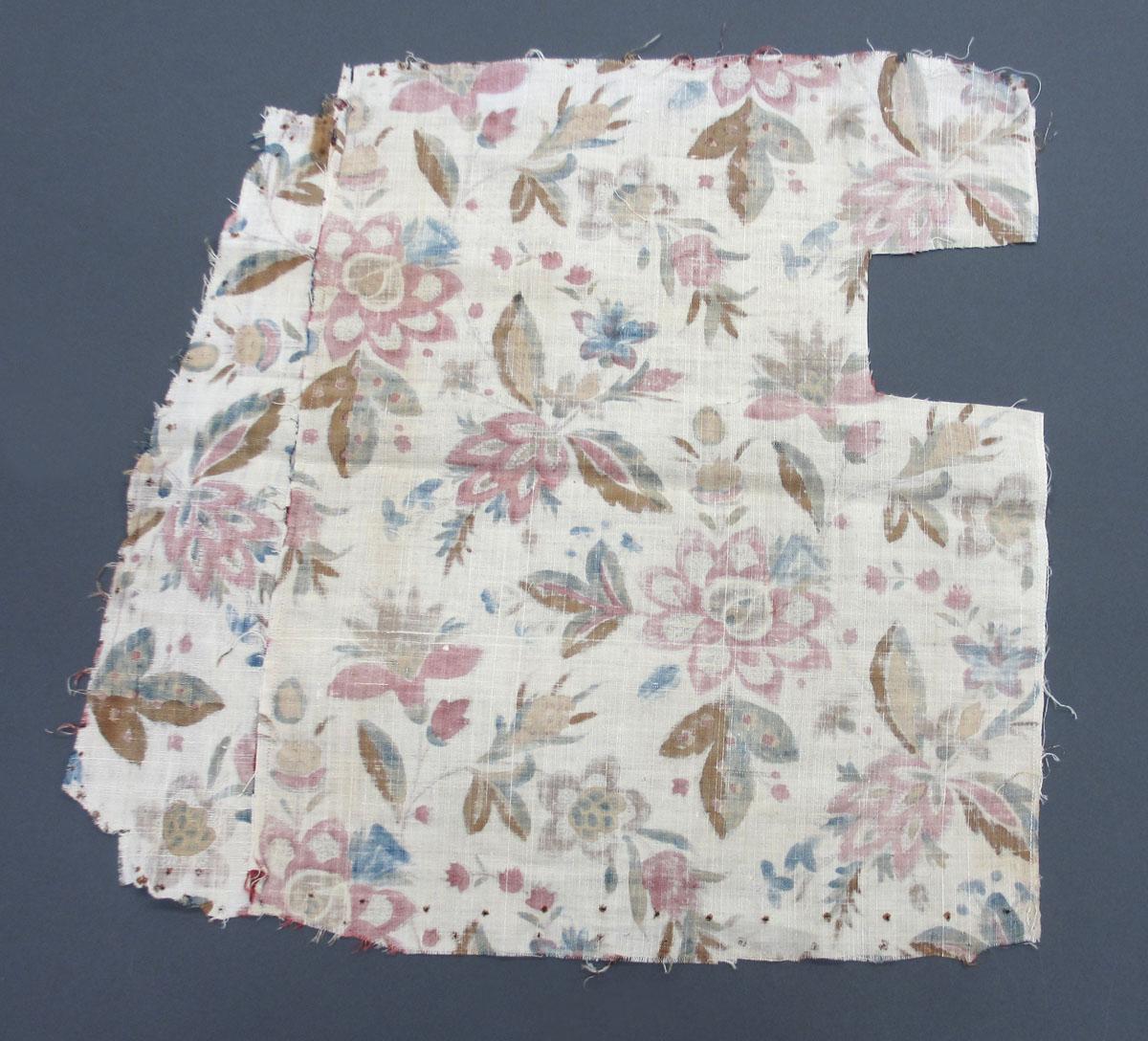1969.8217.002 Textile, printed reverse