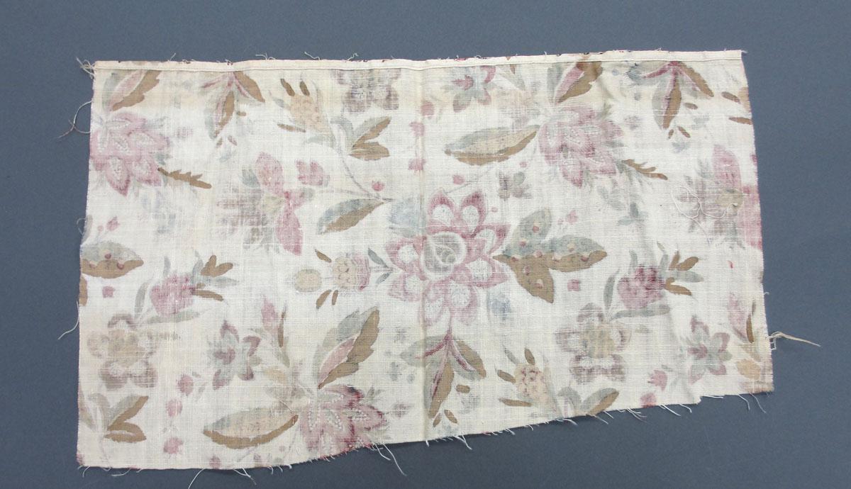 1969.8217.003 Textile, printed reverse
