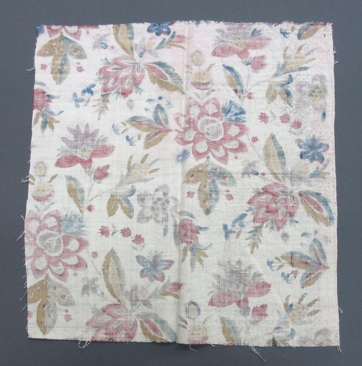 1969.8217.004 Textile, printed reverse
