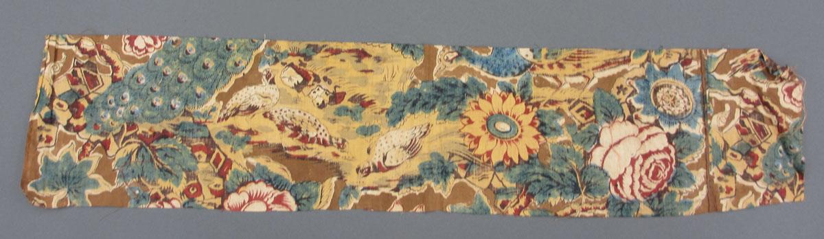1969.8229.003 Textile, printed reverse