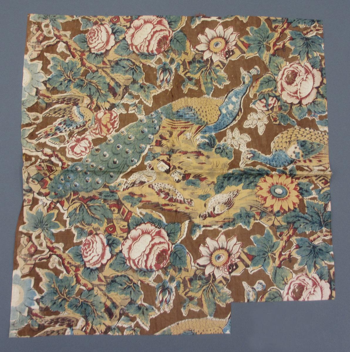 1969.8229.006 Textile, printed reverse