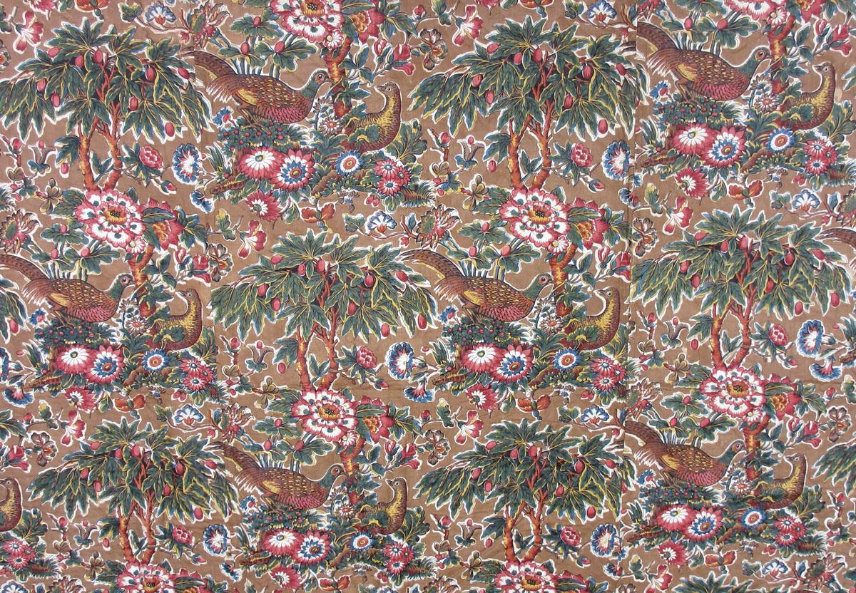 1969.8230 Textile, printed detail obverse