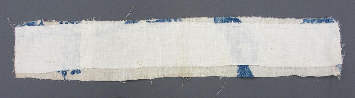 1969.8241.006 Textile, printed reverse