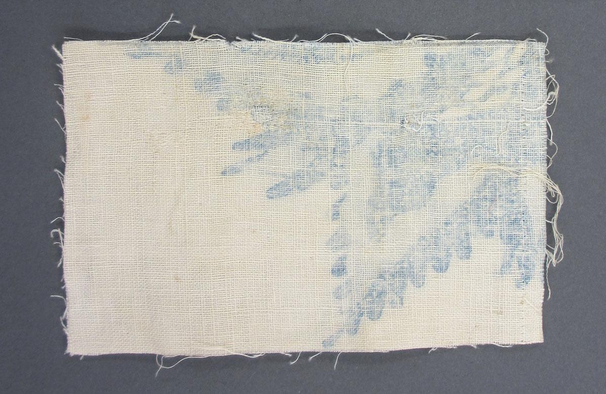 1969.8241.014 Textile scrap, printed obverse