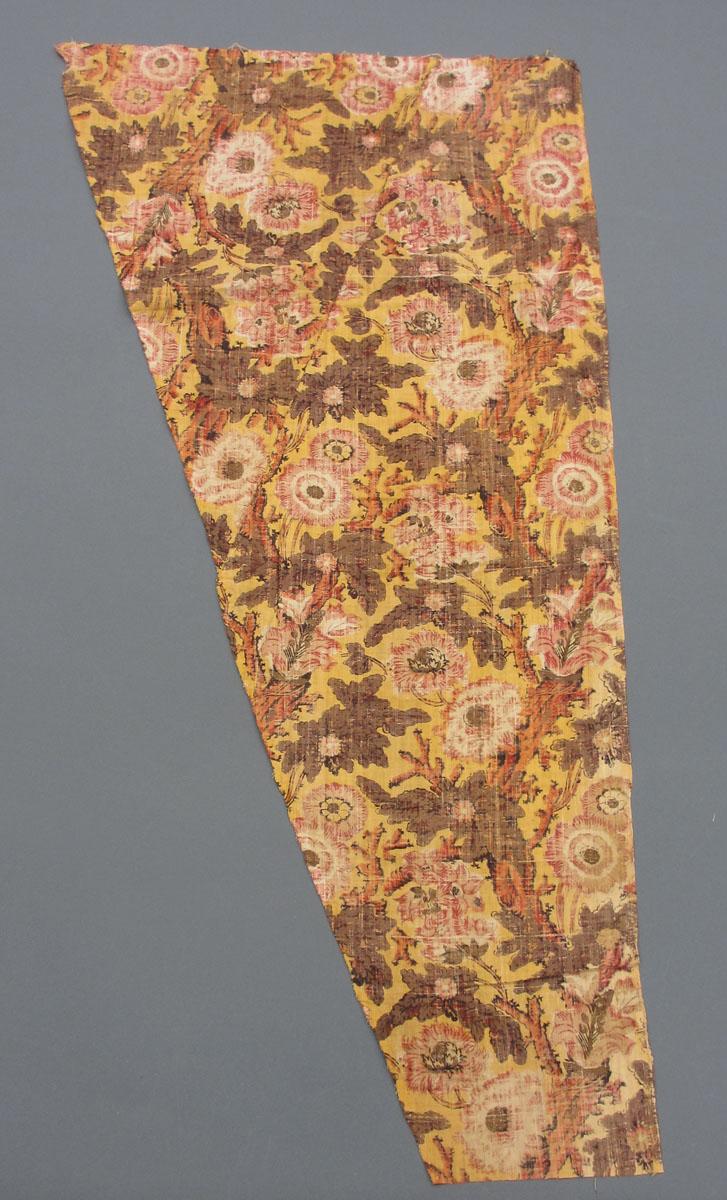1961.0053.019 Textile, printed reverse