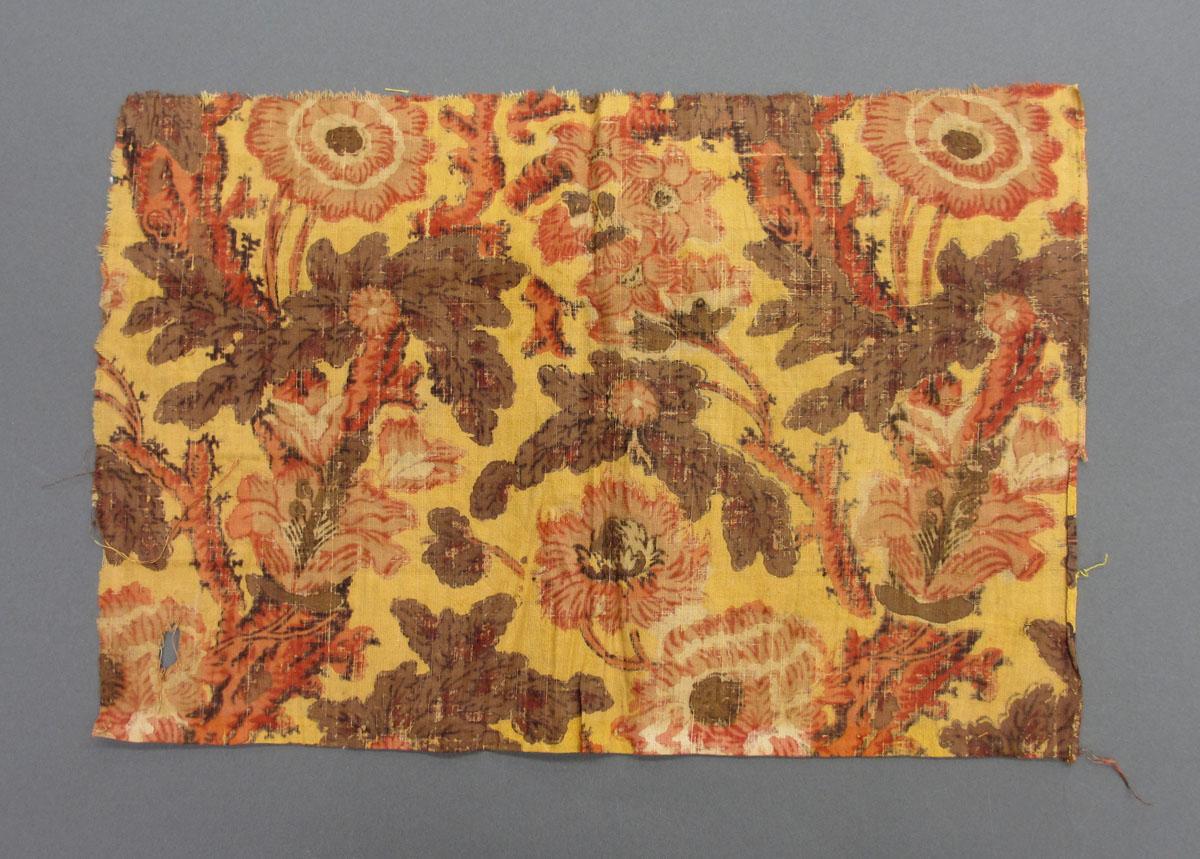 1961.0053.020 Textile, printed reverse
