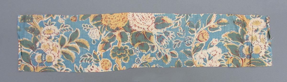 1969.8221.007 Textile, printed reverse