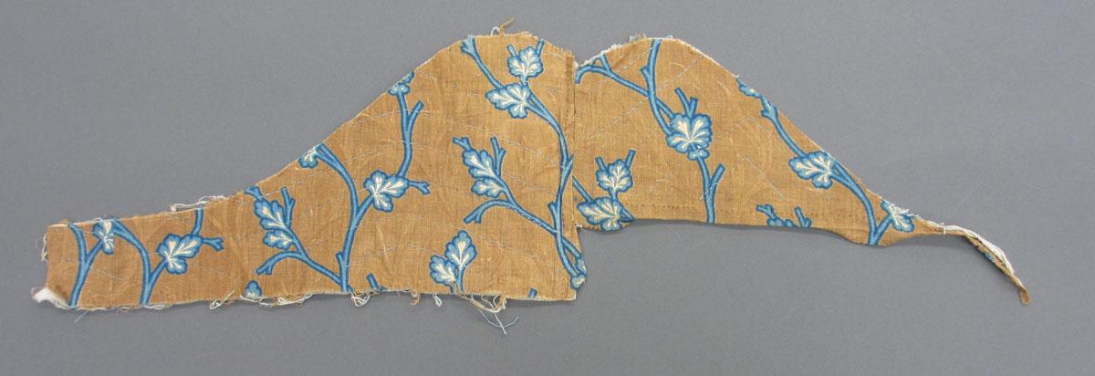 1969.8222 Textile, printed reverse