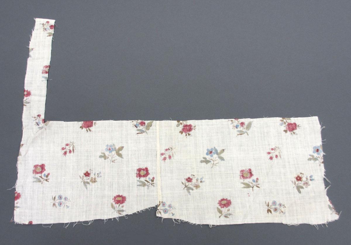 1969.8223.001 Textile, printed reverse
