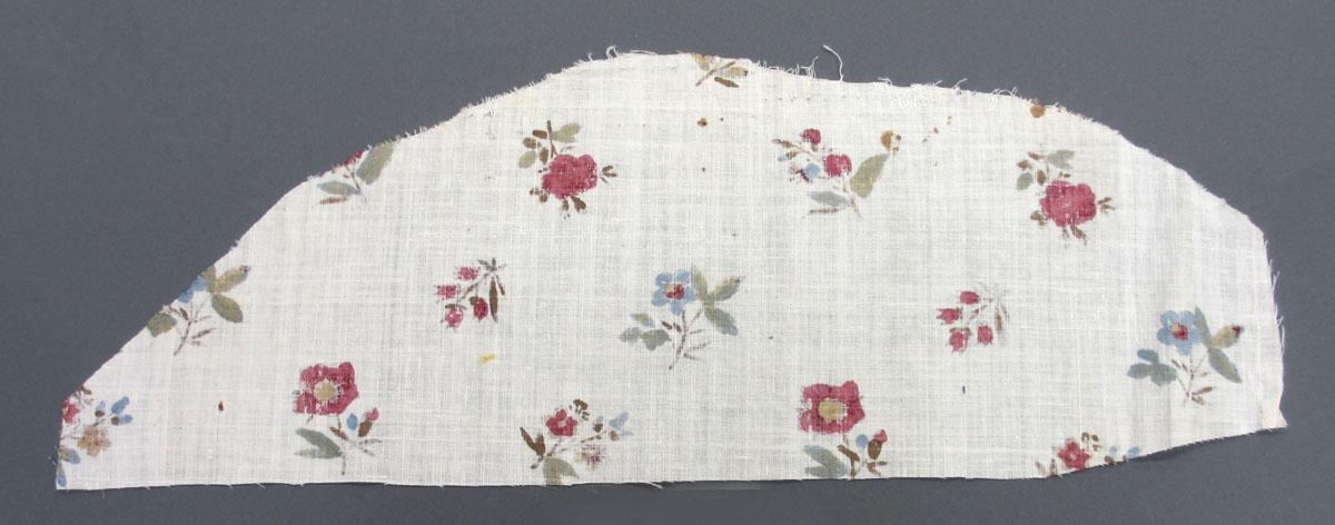 1969.8223.002 Textile, printed reverse