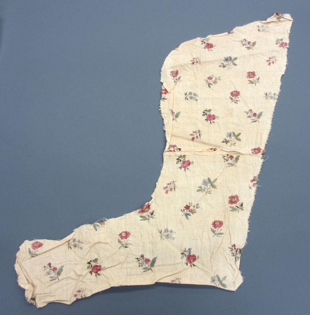 1969.8223.008 Textile, printed reverse