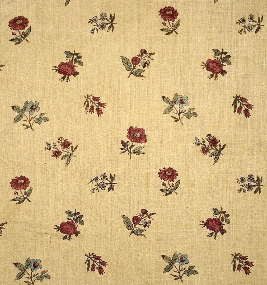 T2221 textile, printed design repeat