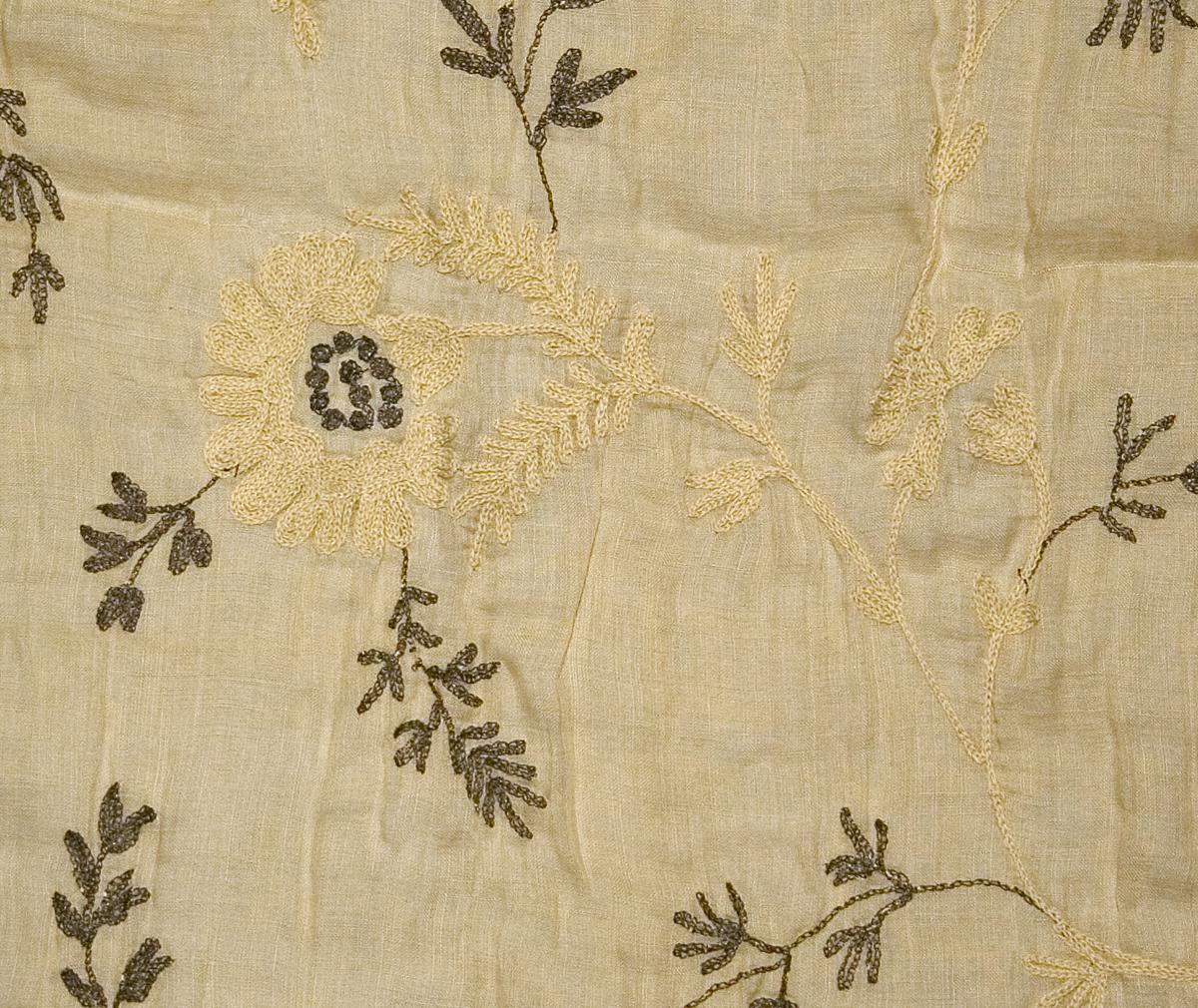 1969.8219.001 Window Hanging, Side Curtain, Pattern Detail