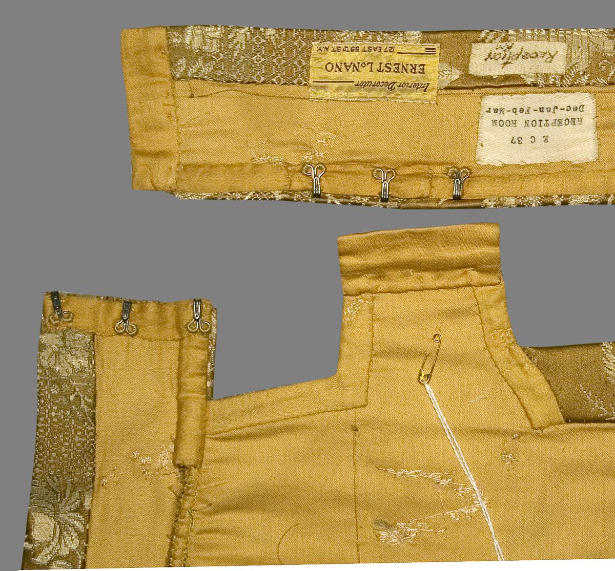 1969.8251.002 Slip Cover, Attachment Detail
