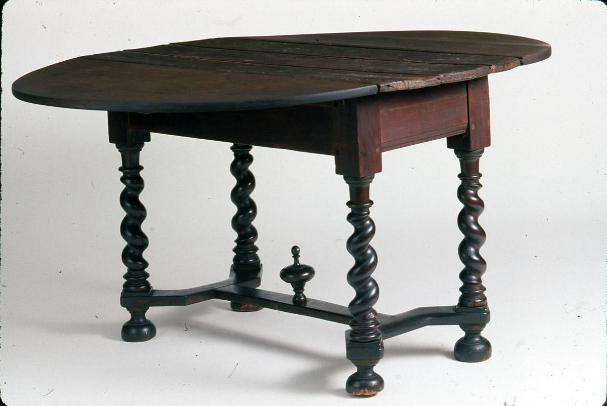1959.0005 Table, Drop-leaf table
