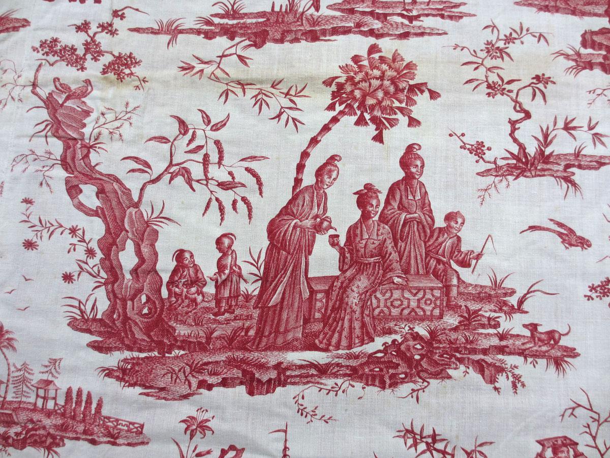 1959.0011.001 textile, printed detail 1