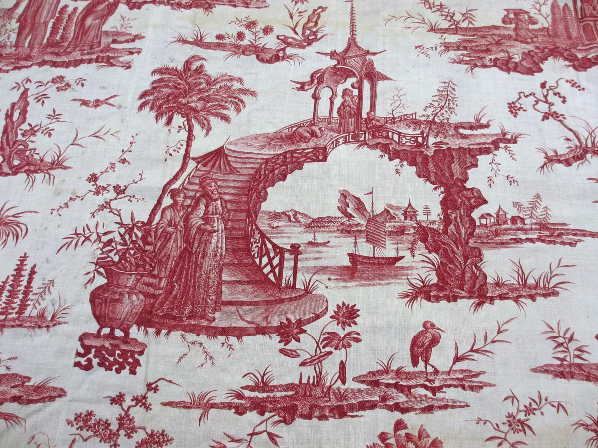1959.0011.001 textile, printed detail 2