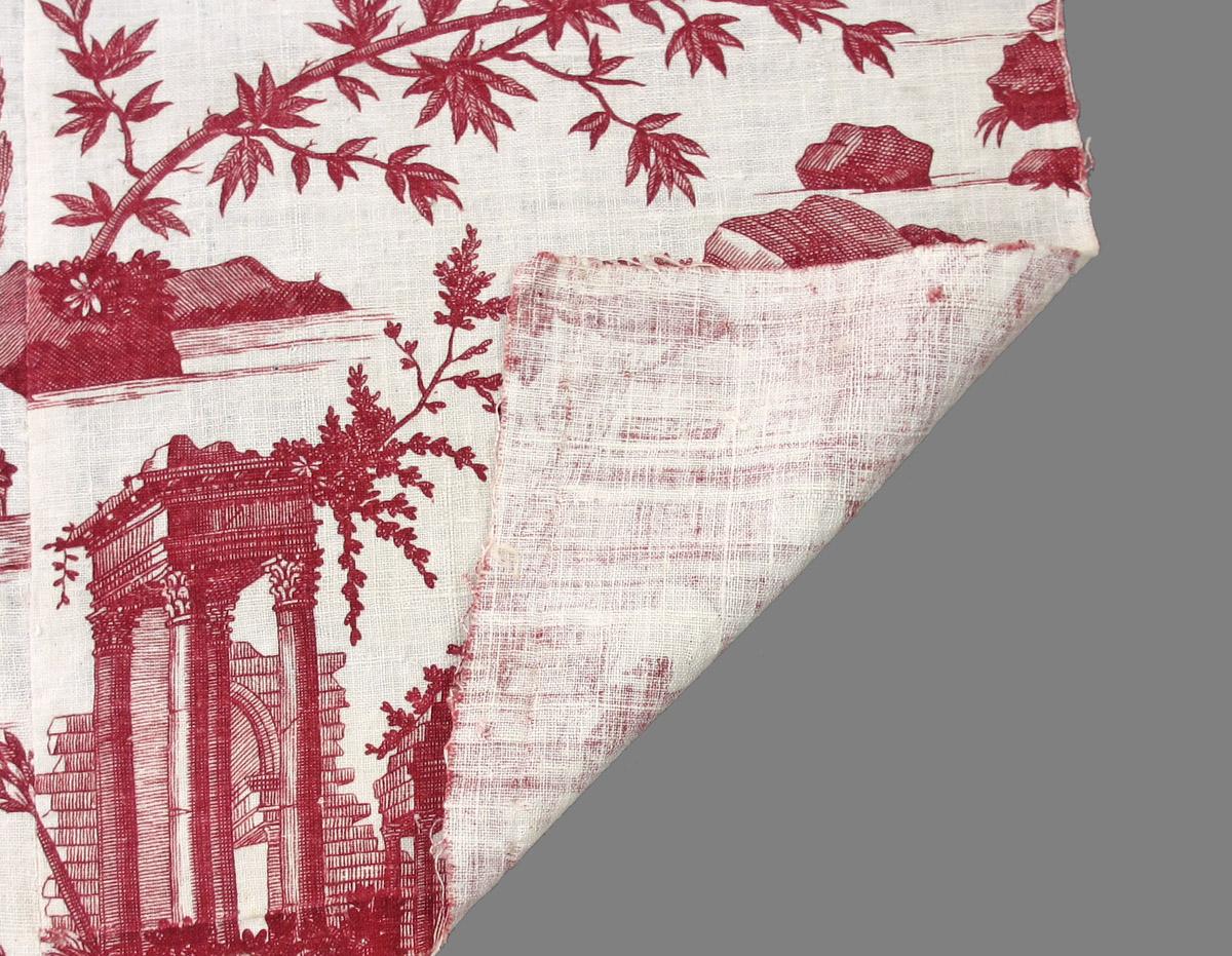 1959.0011.002 textile, printed folded corner