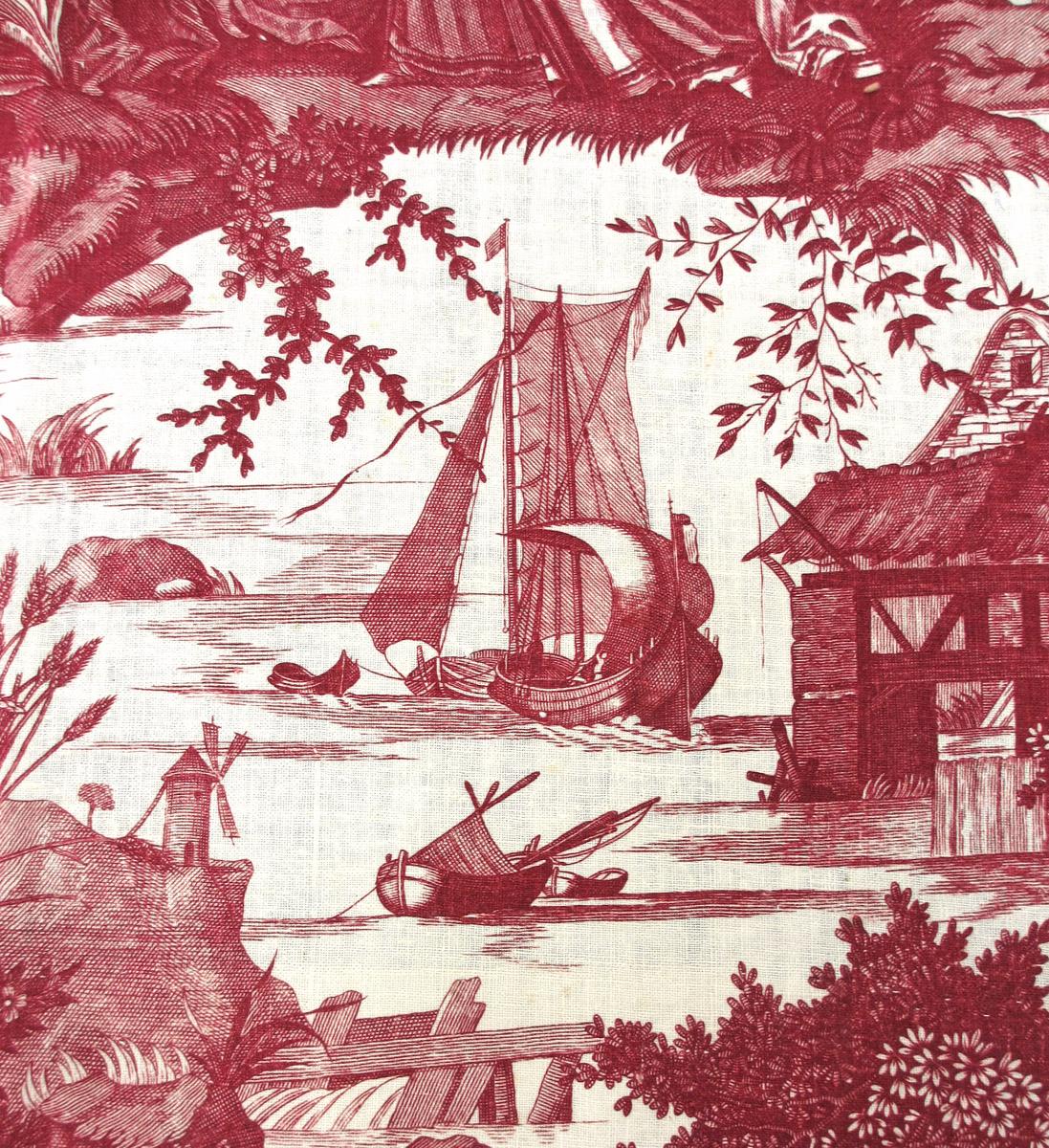 1959.0011.002 textile, printed detail 2