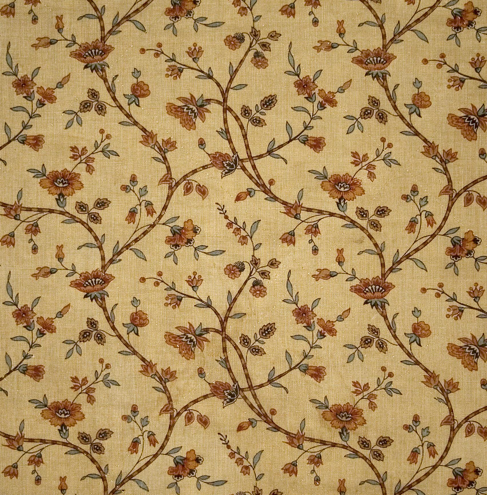 1969.8366.005 Bed Hanging, Valance, Pattern Repeat