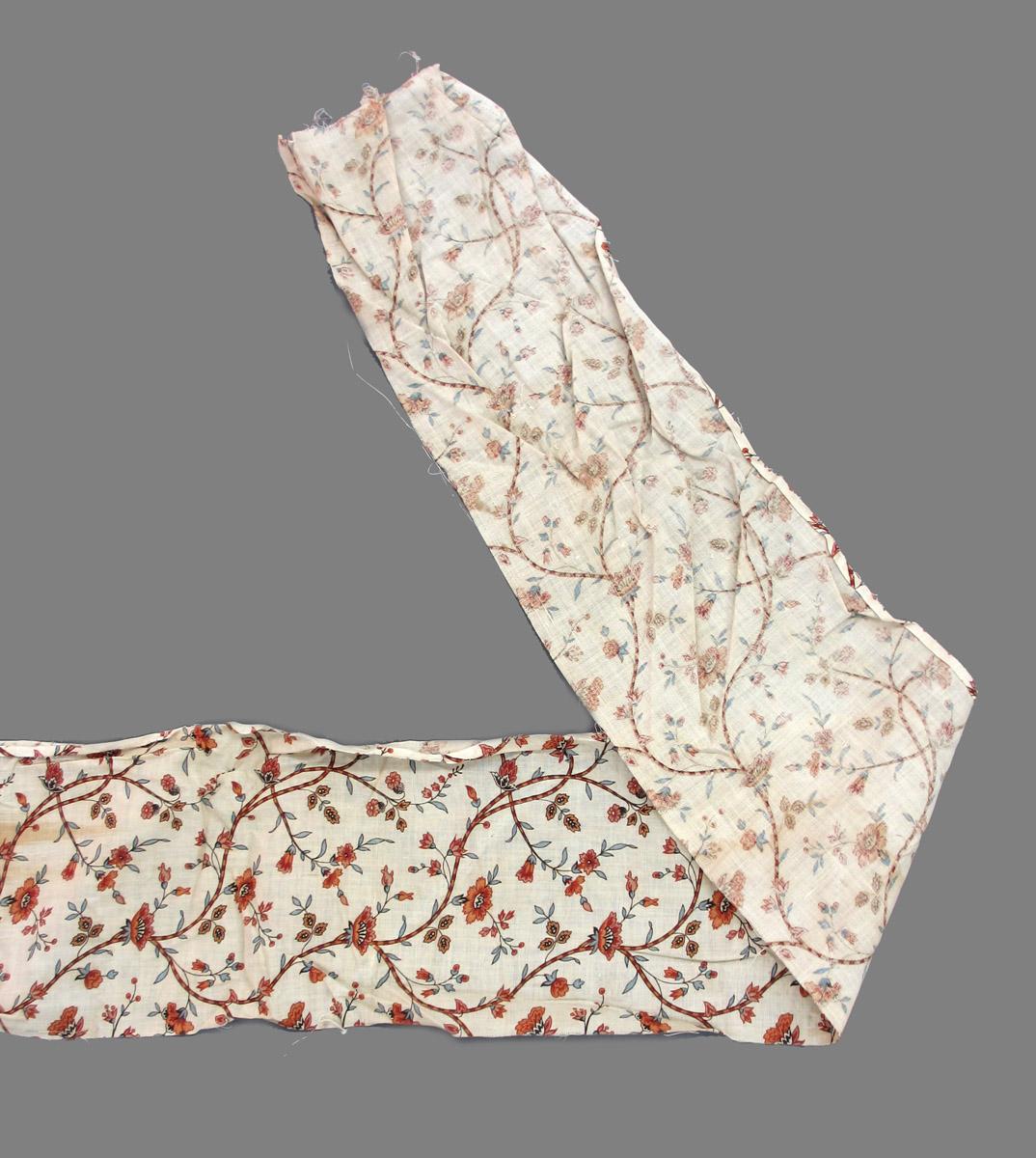1969.8367.001 Textile, printed folded corner