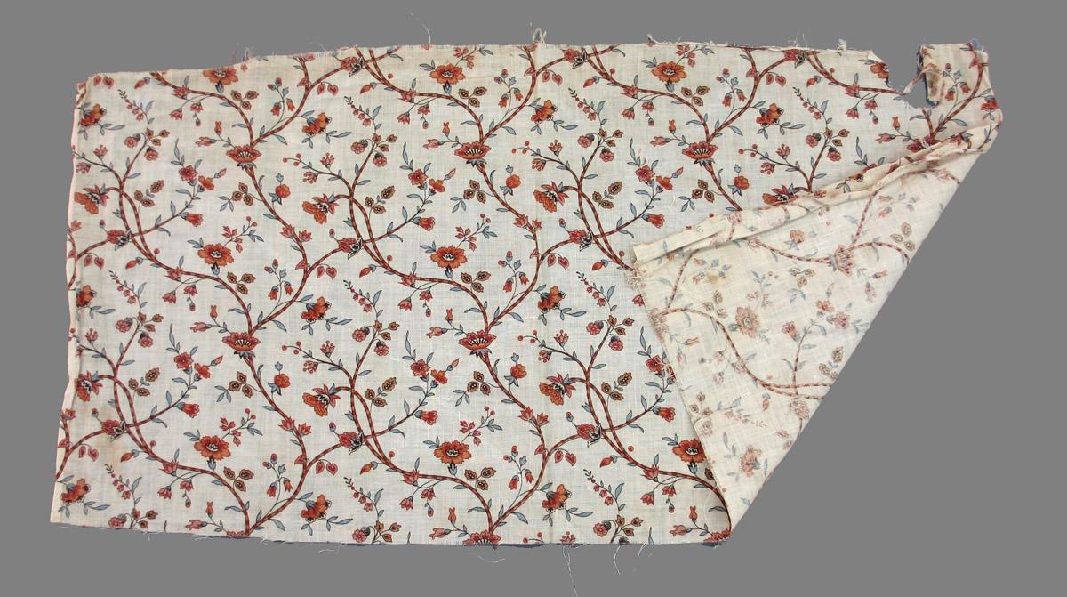 1969.8367.004 Textile, printed folded corner