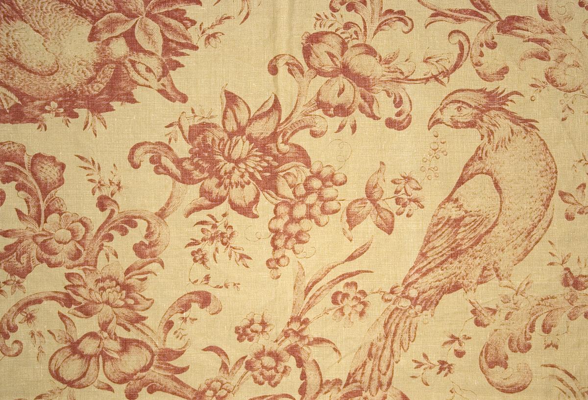 1969.8396.002 Textile, Printed, Ex-upholstery Fabric, Pattern Detail