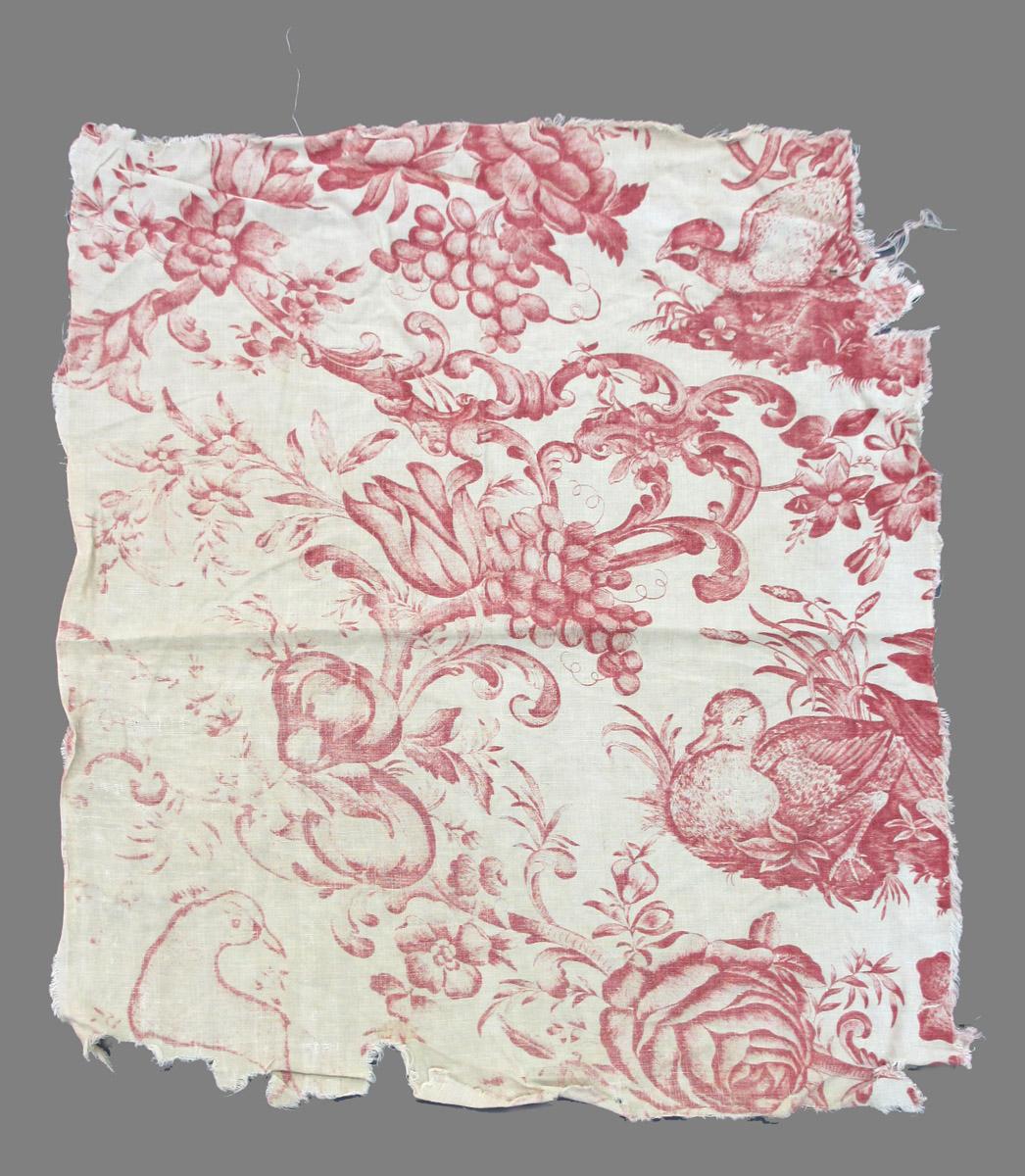 1969.8396.007 Textile, printed obverse