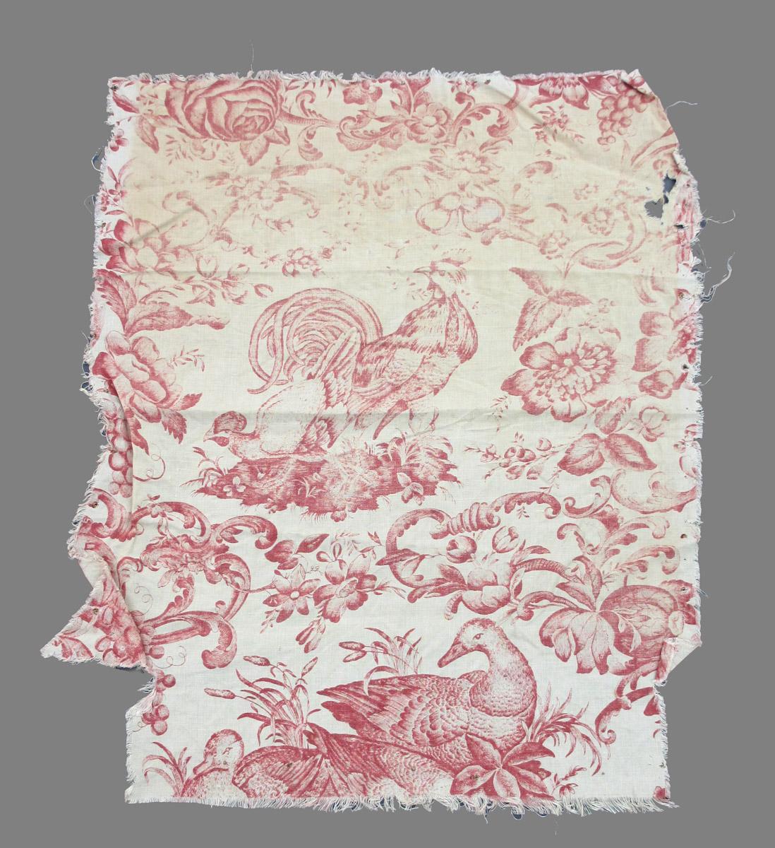 1969.8396.008 Textile, printed obverse