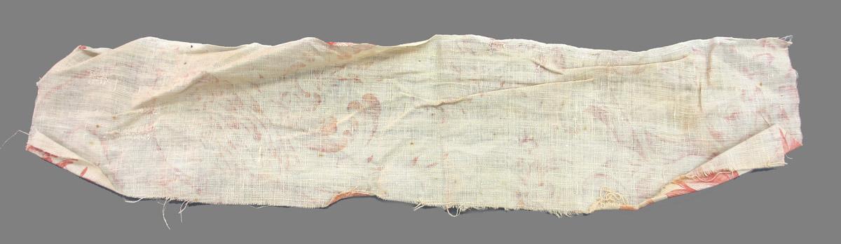 1969.8397.002 Textile, printed reverse