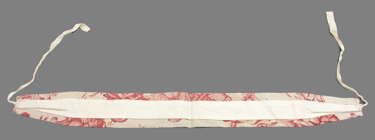 1969.8398.001 Textile, printed reverse