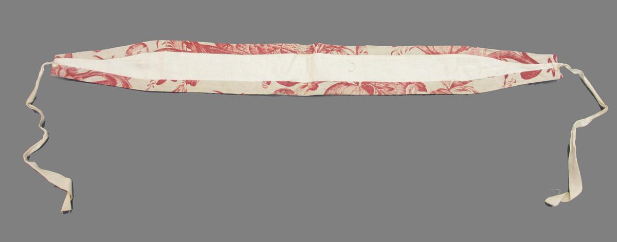 1969.8398.002 Textile, printed reverse