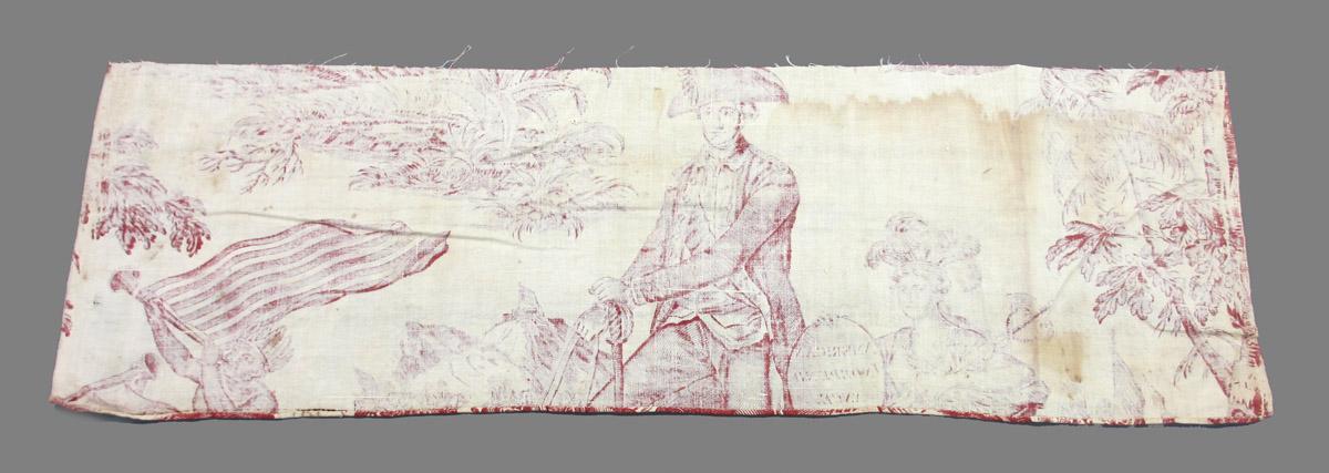 1969.8393.002 Textile, printed reverse