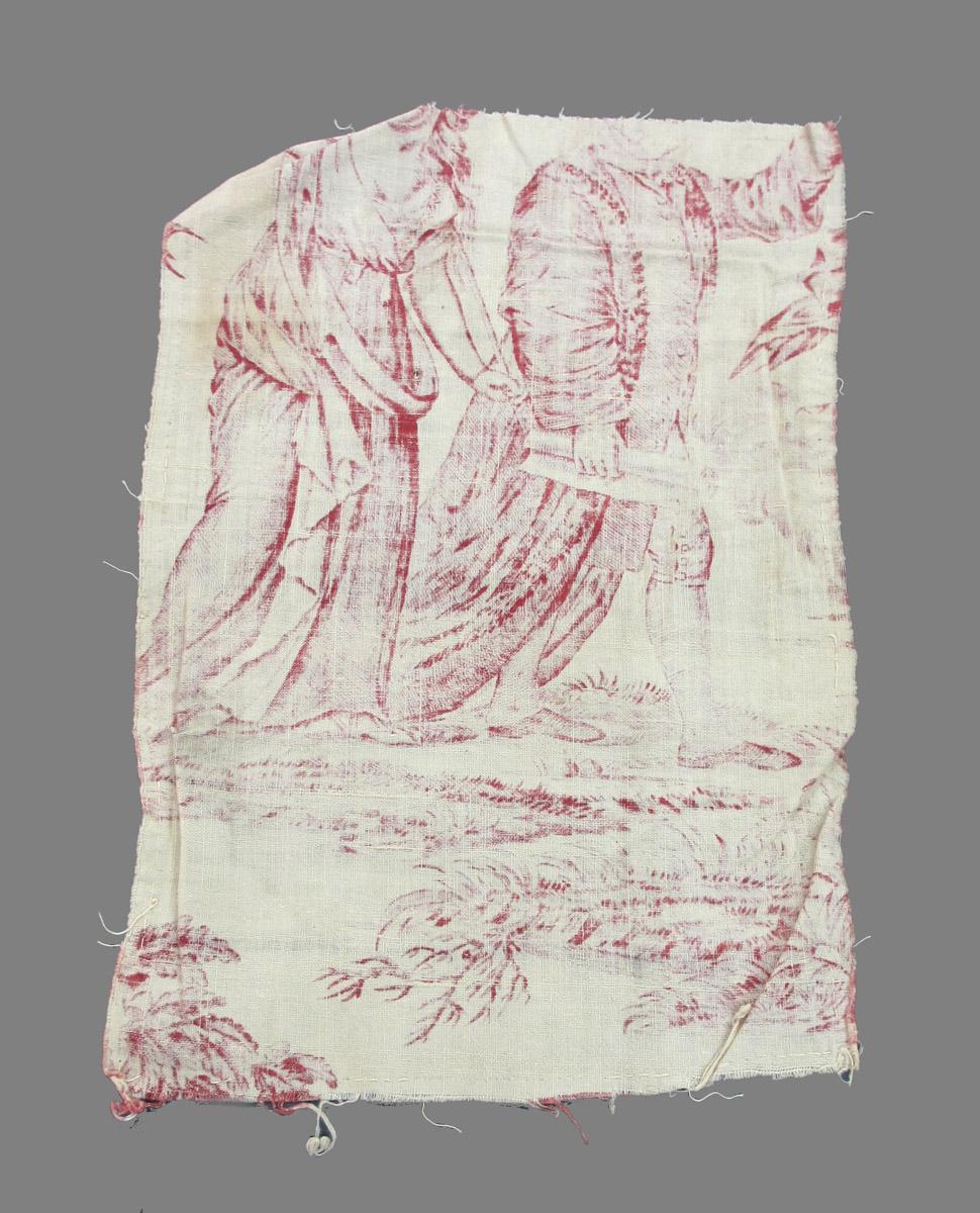 1969.8393.004 Textile, printed reverse