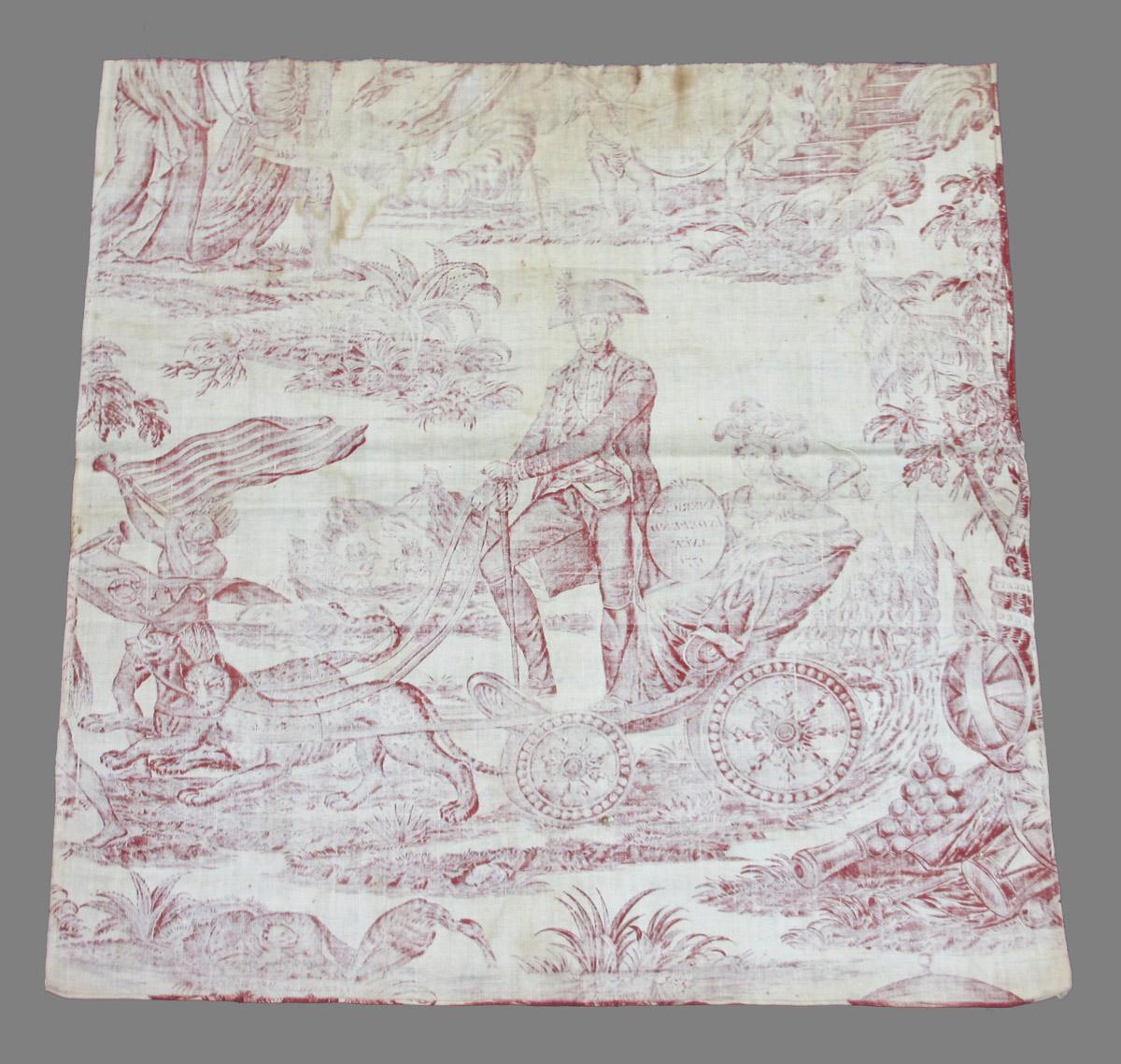 1969.8393.006 Textile, printed reverse