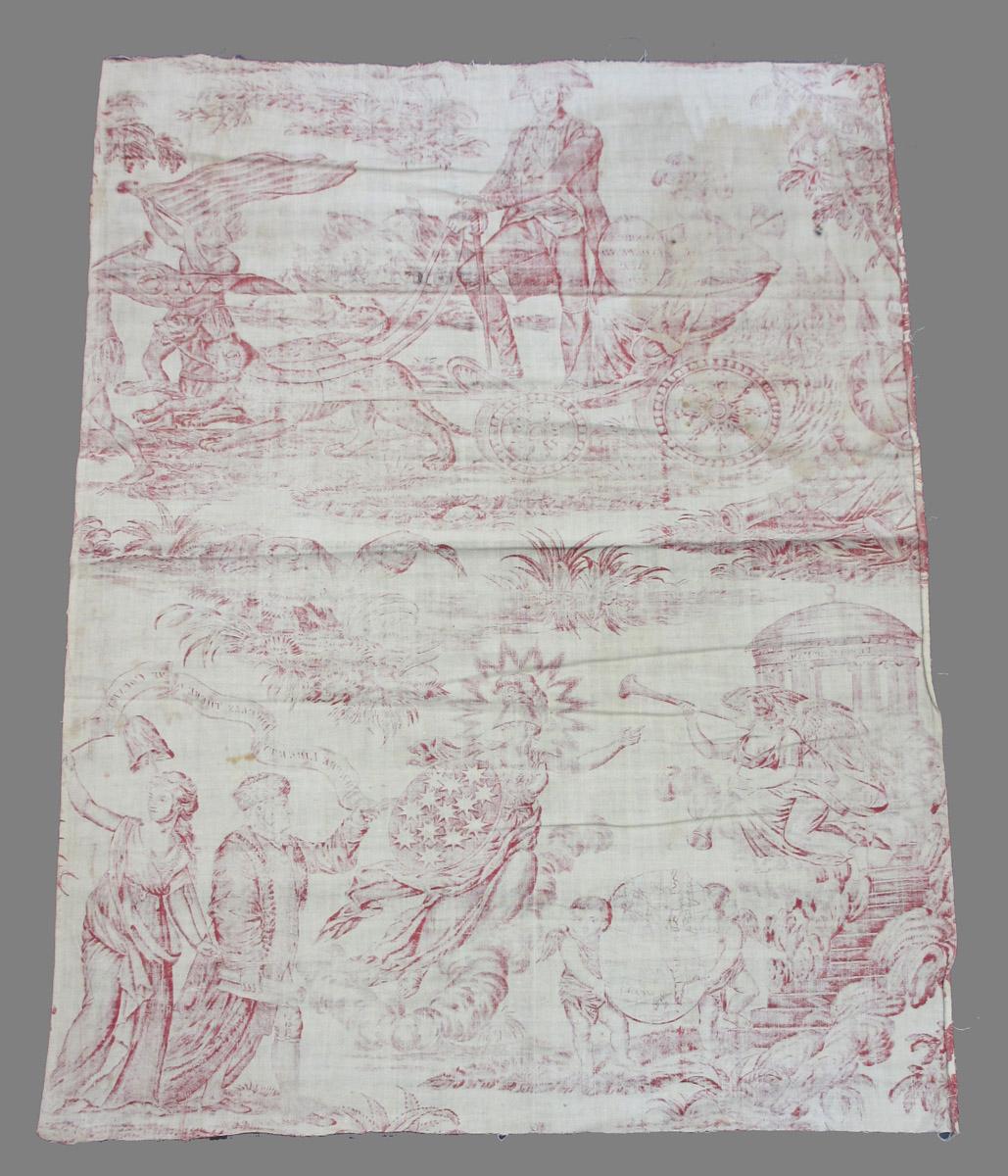 1969.8393.007 Textile, printed reverse