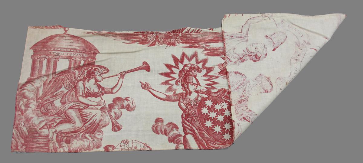 1969.8393.009 Textile, printed folded corner