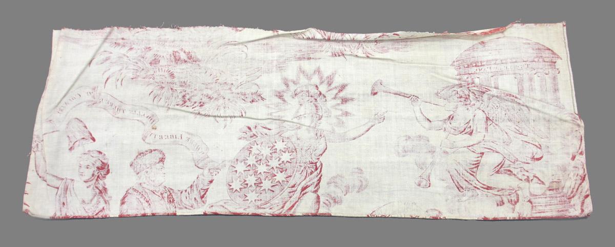 1969.8393.009 Textile, printed reverse
