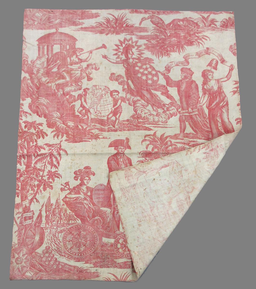 1969.8394.004 Textile, printed folded corner