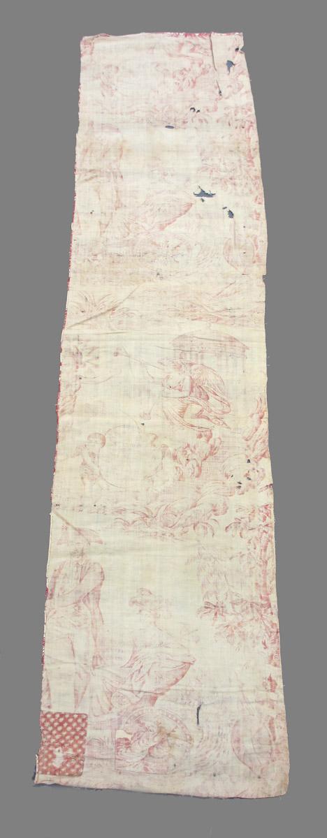 1969.8394.007 Textile, printed reverse