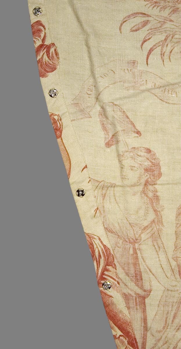 1969.8394.011 Textile, Printed, Ex-Upholstery Fabric, Verso Detail