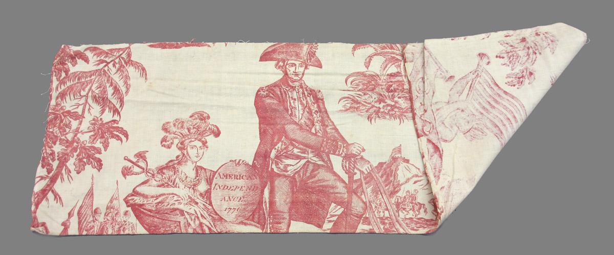 1969.8394.015 Textile, printed folded corner
