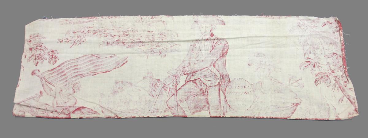 1969.8394.015 Textile, printed reverse
