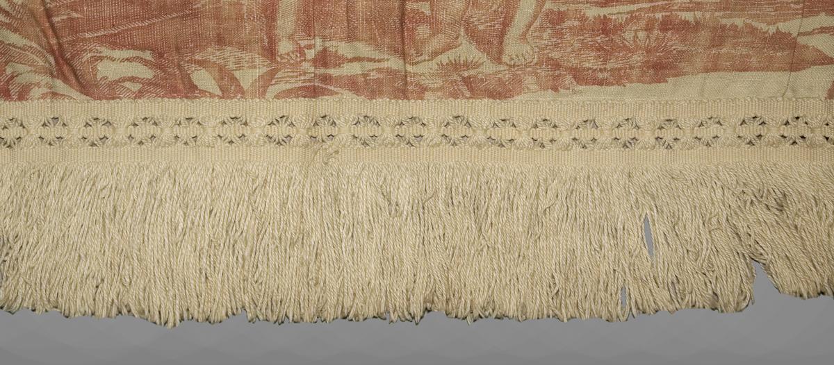 1969.8394.020 Textile, Printed. Edge Detail